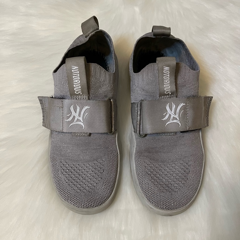 Notorious Lift Deadlifting Slippers, Metallic Silver size 37